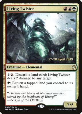 Living Twister card from Prerelease Cards