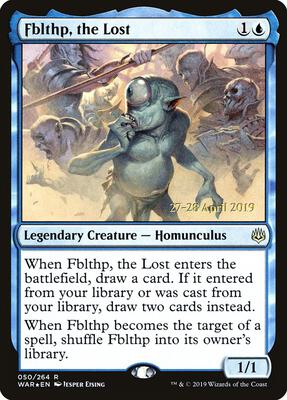 Fblthp, the Lost card from Prerelease Cards
