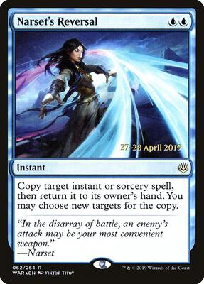 Narset's Reversal card from Prerelease Cards