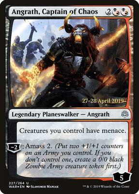 Angrath, Captain of Chaos card from Prerelease Cards