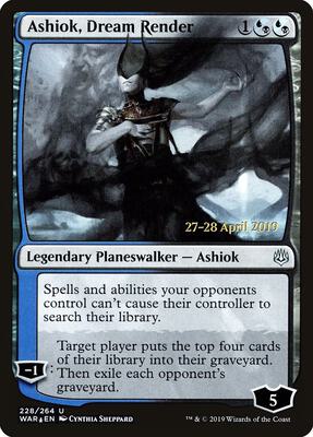 Ashiok, Dream Render card from Prerelease Cards