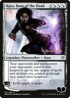 Kaya, Bane of the Dead card from Prerelease Cards