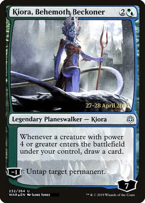 Kiora, Behemoth Beckoner card from Prerelease Cards