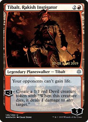 Tibalt, Rakish Instigator card from Prerelease Cards