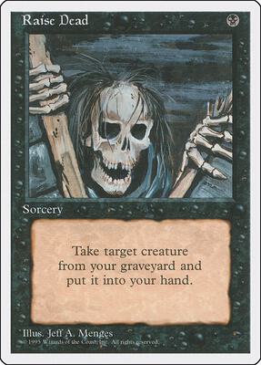 Raise Dead card from Fourth Edition