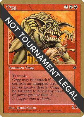 Orgg - 1996 Eric Tam (FEM) card from World Championship Decks