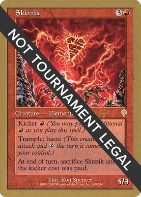 Skizzik - 2001 Tom van de Logt (INV) card from World Championship Decks