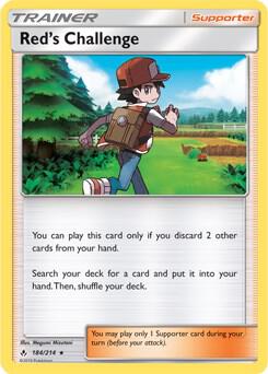 Red's Challenge - 184/214 (SM - Unbroken Bonds) card from Deck Exclusives