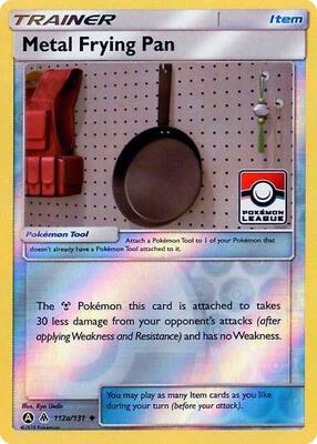 Metal Frying Pan - 112a/131 (Pokemon League) card from League & Championship Cards