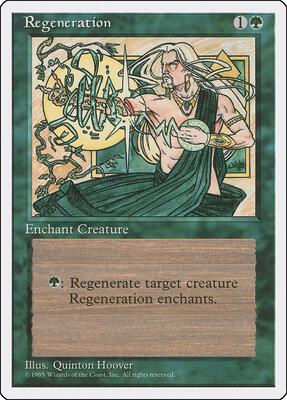 Regeneration card from Fourth Edition