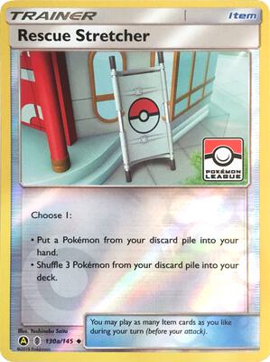 Rescue Stretcher - 130a/145 (Pokemon League) card from League & Championship Cards