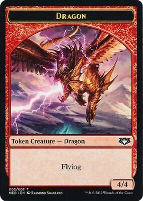 Dragon Token card from Mythic Edition: War of the Spark