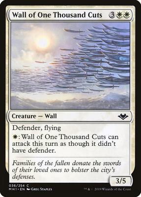 Wall of One Thousand Cuts card from Modern Horizons