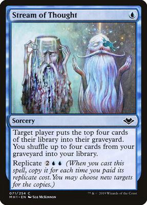 Stream of Thought card from Modern Horizons
