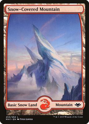 Snow-Covered Mountain card from Modern Horizons