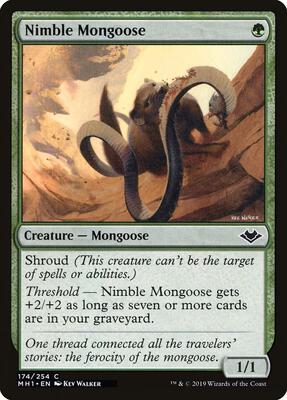 Nimble Mongoose card from Modern Horizons