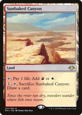 Sunbaked Canyon card from Modern Horizons