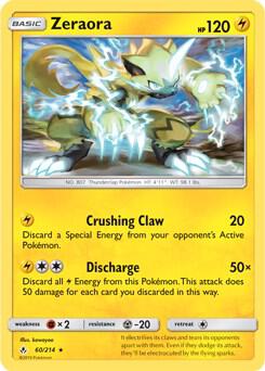 Zeraora - 60/214 (SM Unbroken Bonds) (Cracked Ice Holo) card from Deck Exclusives