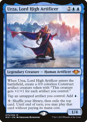 Urza, Lord High Artificer card from Modern Horizons
