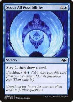 Scour All Possibilities card from Modern Horizons