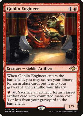 Goblin Engineer card from Modern Horizons
