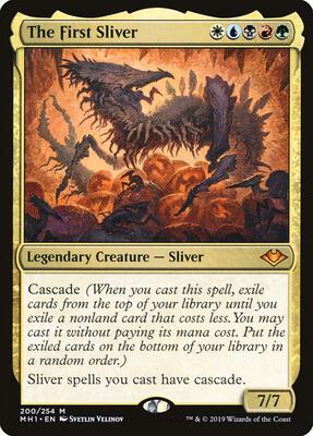 The First Sliver card from Modern Horizons
