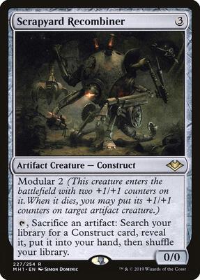Scrapyard Recombiner card from Modern Horizons