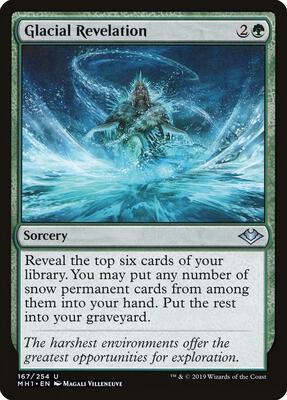 Glacial Revelation card from Modern Horizons