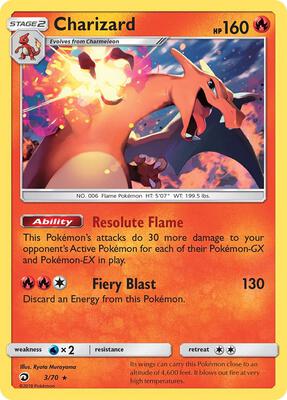 Charizard - 3/70 (Let's Play, Eevee!) card from Deck Exclusives