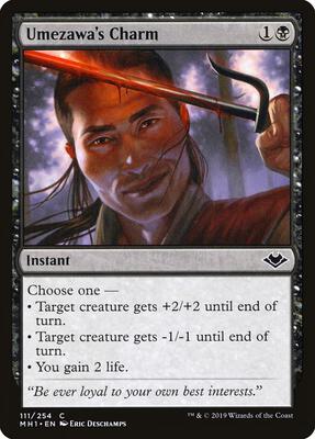 Umezawa's Charm card from Modern Horizons