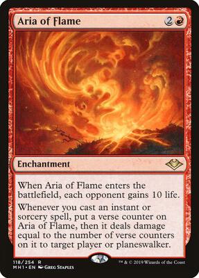 Aria of Flame card from Modern Horizons