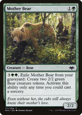 Mother Bear card from Modern Horizons