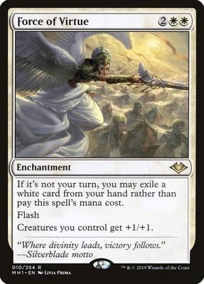 Force of Virtue card from Modern Horizons