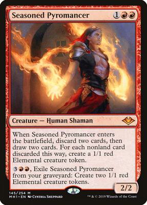 Seasoned Pyromancer card from Modern Horizons