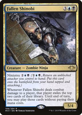 Fallen Shinobi card from Modern Horizons