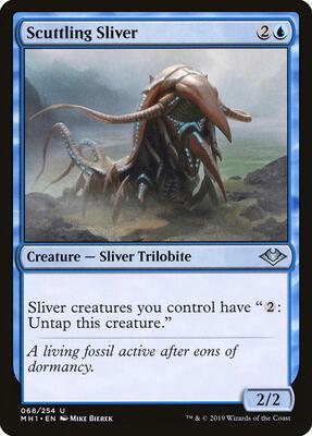 Scuttling Sliver card from Modern Horizons