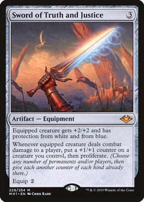 Sword of Truth and Justice card from Modern Horizons