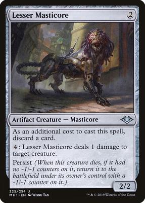 Lesser Masticore card from Modern Horizons