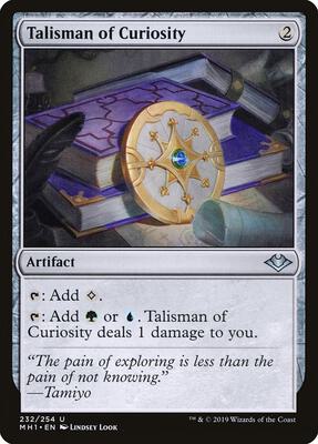 Talisman of Curiosity card from Modern Horizons