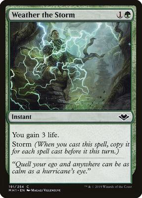 Weather the Storm card from Modern Horizons