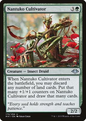 Nantuko Cultivator card from Modern Horizons