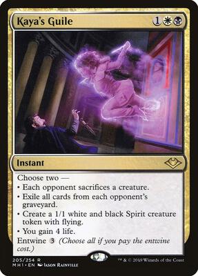 Kaya's Guile card from Modern Horizons
