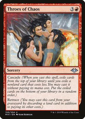 Throes of Chaos card from Modern Horizons
