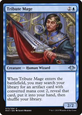 Tribute Mage card from Modern Horizons