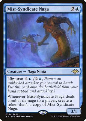 Mist-Syndicate Naga card from Modern Horizons