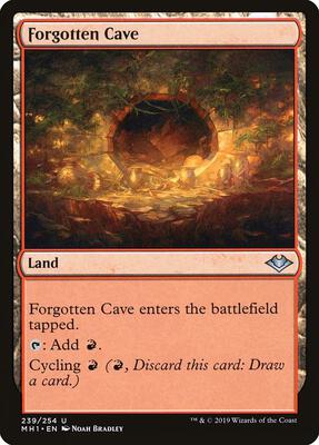 Forgotten Cave card from Modern Horizons