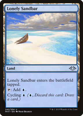 Lonely Sandbar card from Modern Horizons
