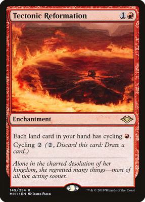 Tectonic Reformation card from Modern Horizons