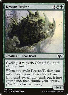 Krosan Tusker card from Modern Horizons