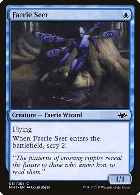 Faerie Seer card from Modern Horizons